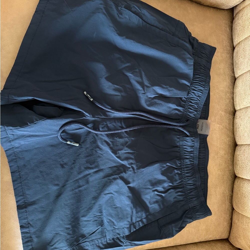 Navy Blue Casual Shorts